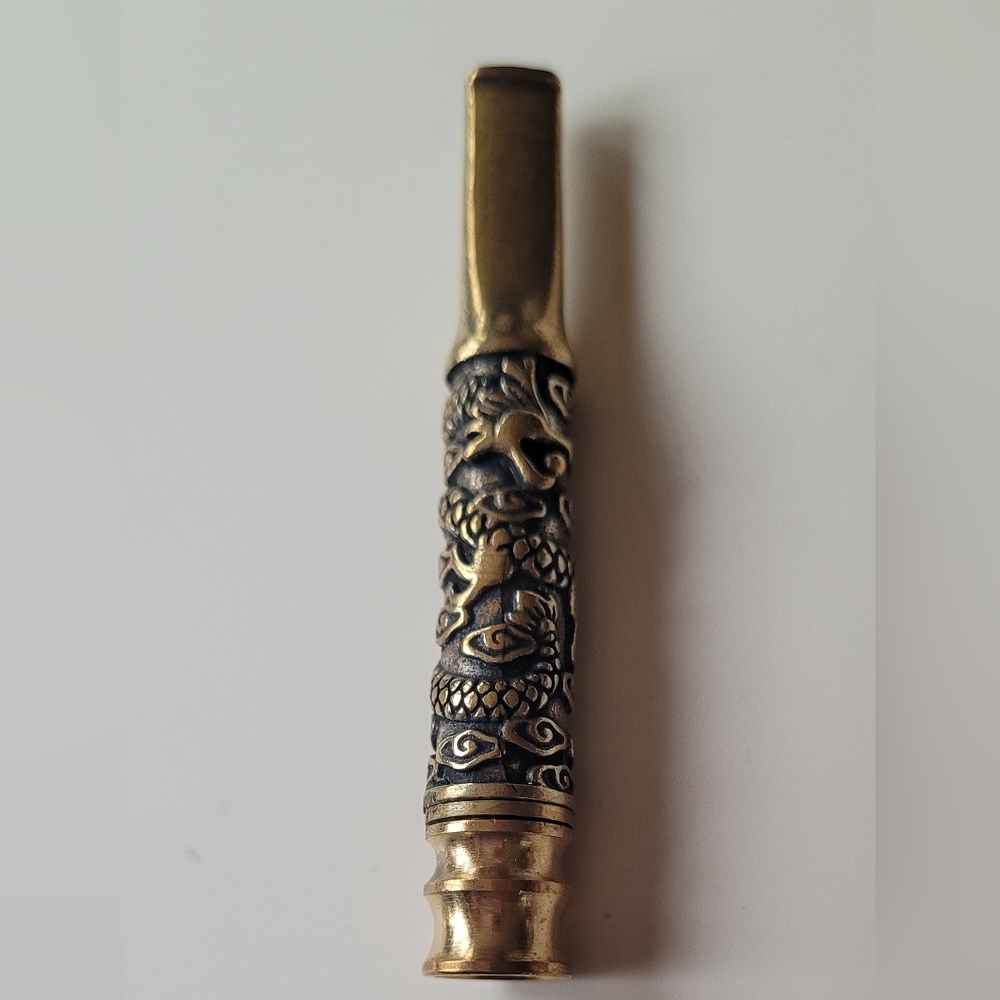 Small Brass Dragon Cigarette Tobacco Holder
